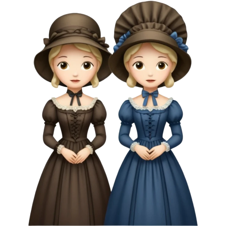 Victorian ladies  emoji