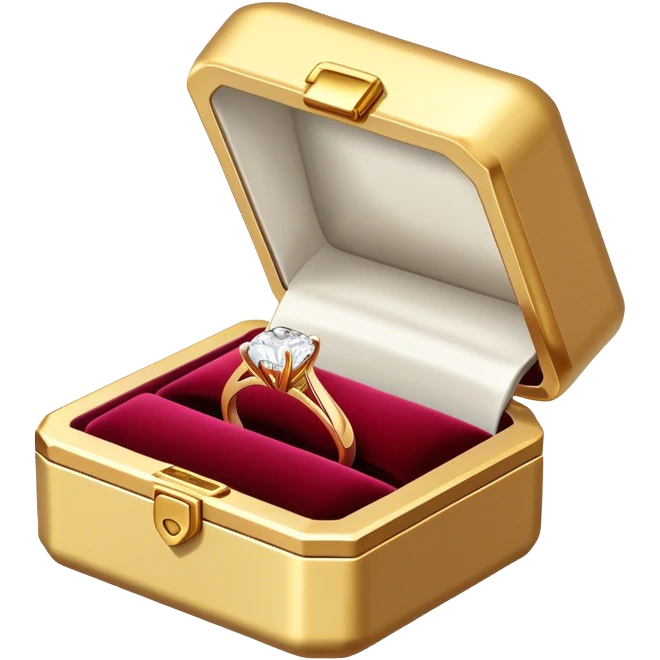 Engagement ring box emoji