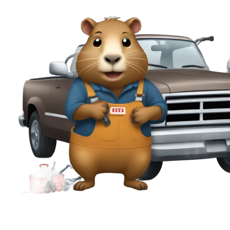 capybara mechanic 3.4 turn emoji