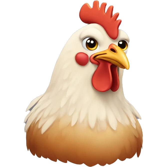 Chicken emoji