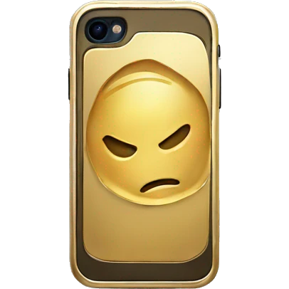 Gold iphone 14 emoji