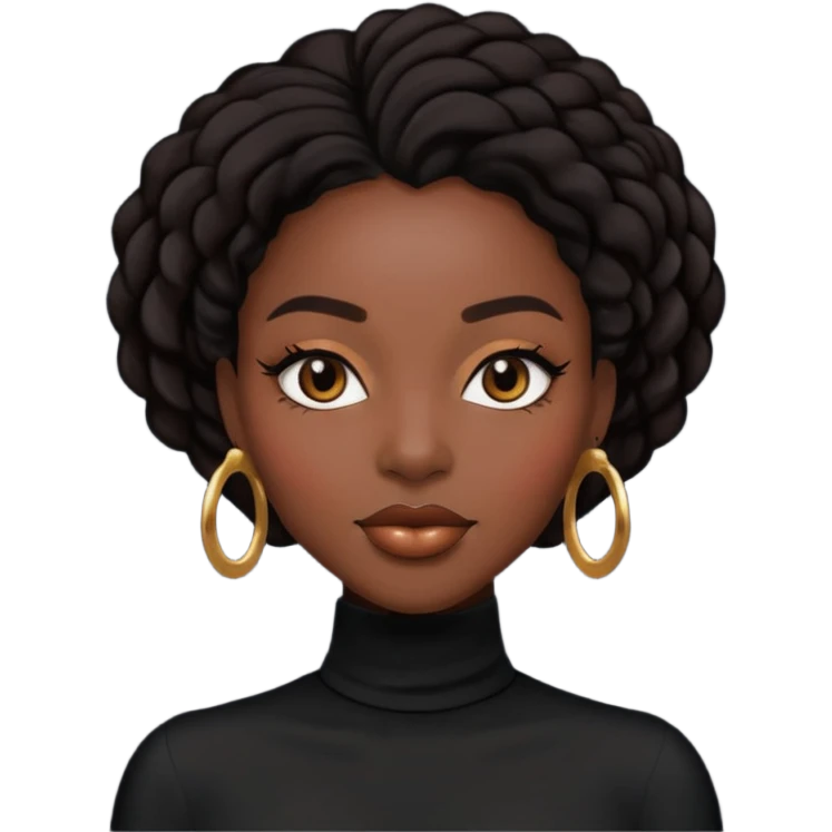 Black women aestetique emoji