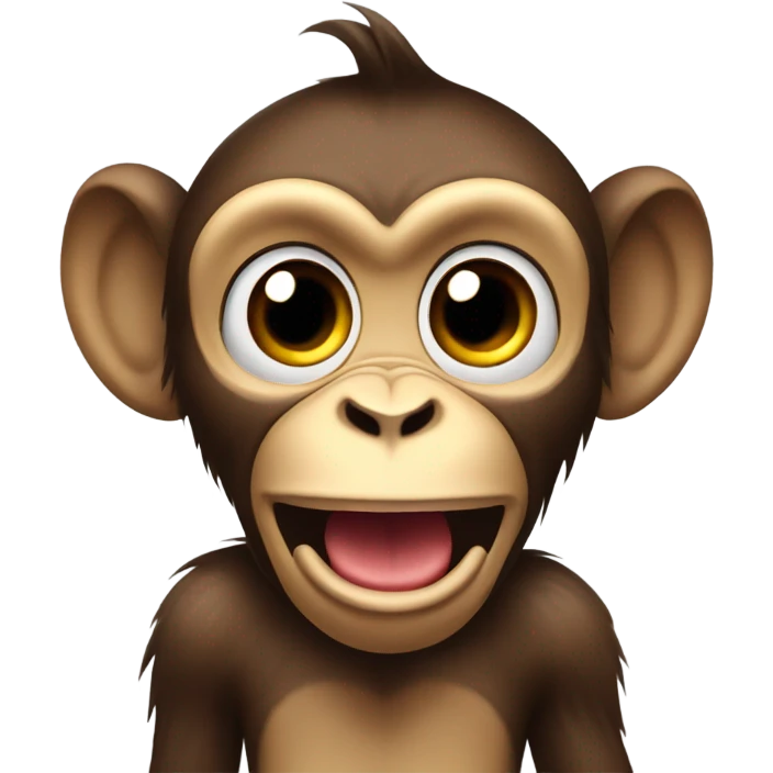 monkey spitting  emoji