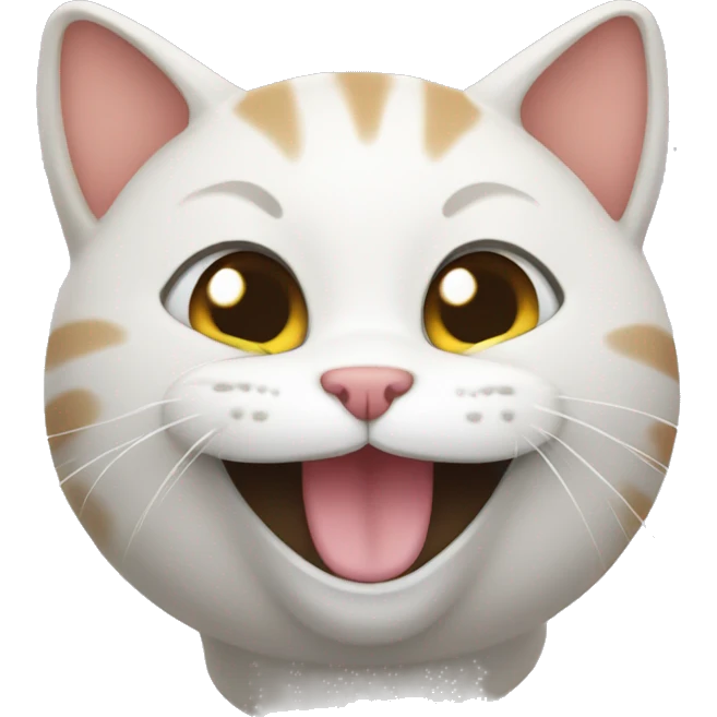 Cat smiling emoji