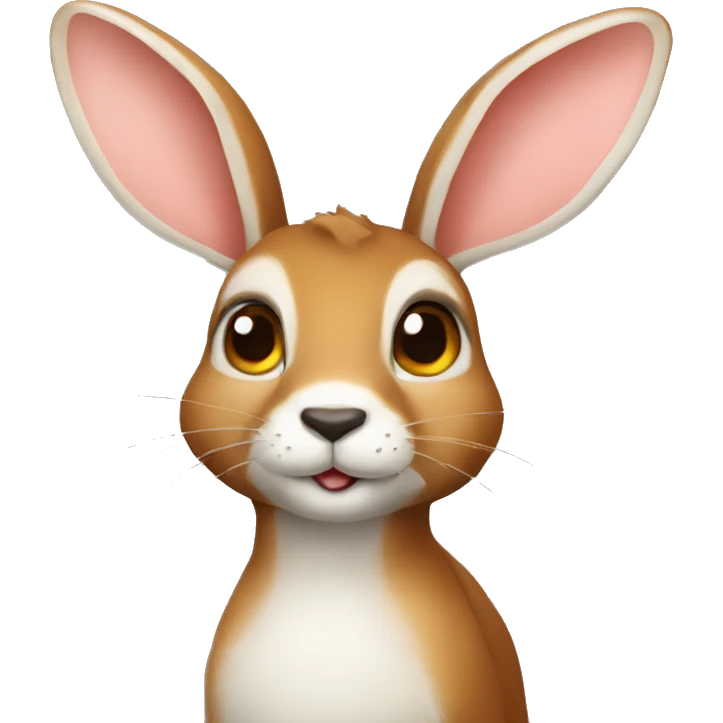 deer rabbit emoji