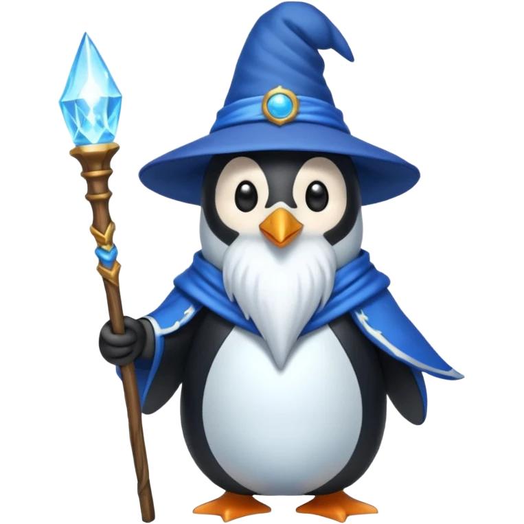 Penguin Wizard emoji