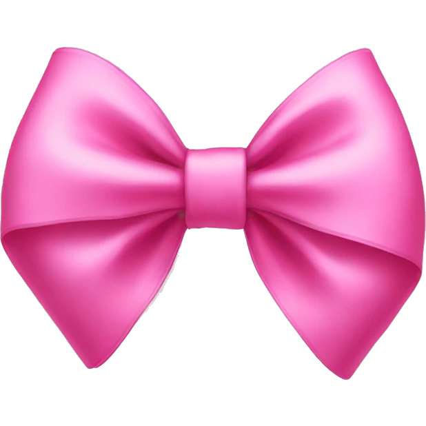 pink bow emoji