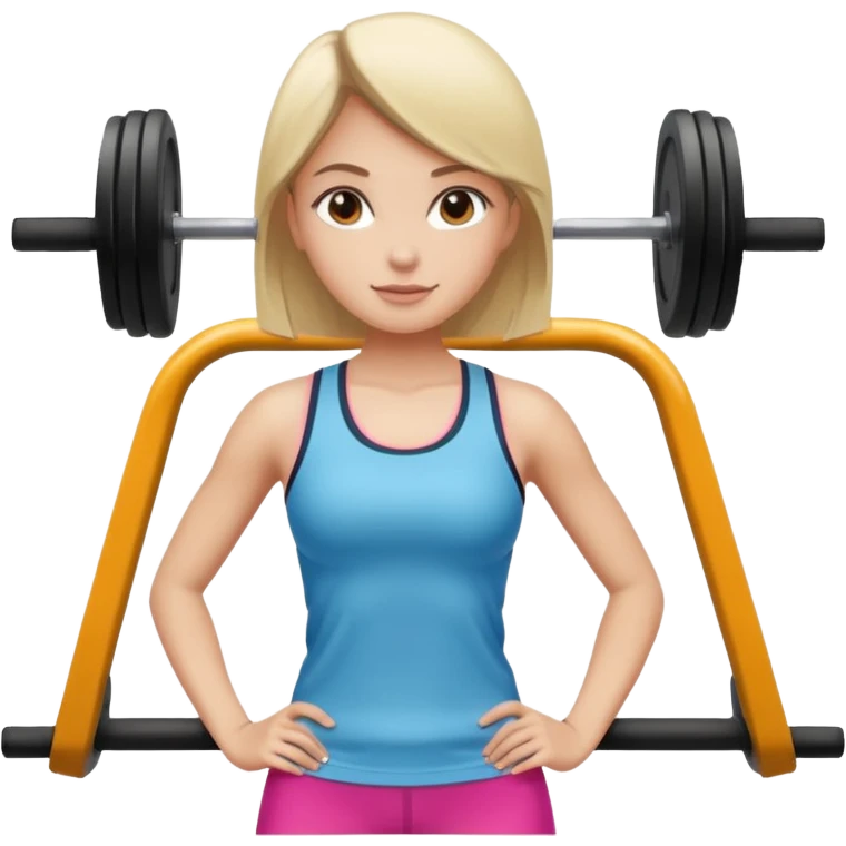 Girl gym emoji