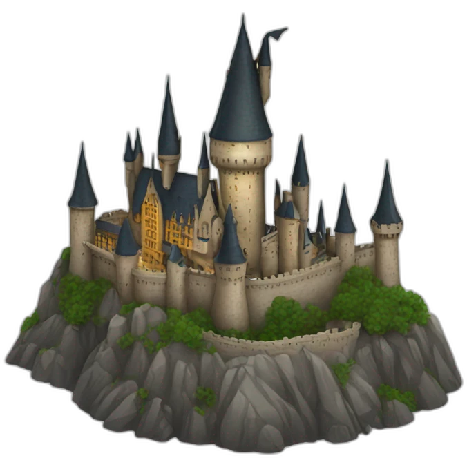 hogwarts castle emoji