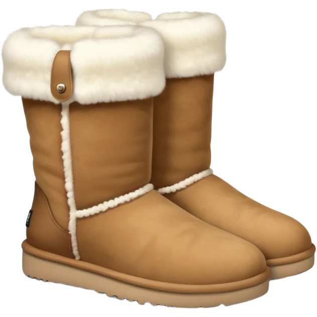 A white Ugg boots emoji