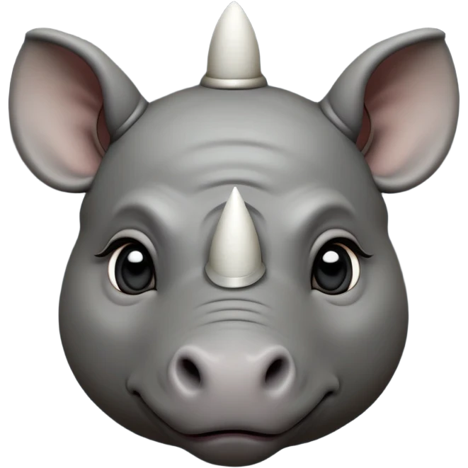 cinematic-noble-baby-rhinoceros-portrait-emoji,slate-grey-hide--poised-and-regal,-with-a-massive,-powerful-build-and-a-thick,-deep-set-soulful-piercing-eyes,-simplified-yet-sharp-and-sophisticated-features,-highly-detailed,-large-black-eyes, zoomed out showing shoulders emoji