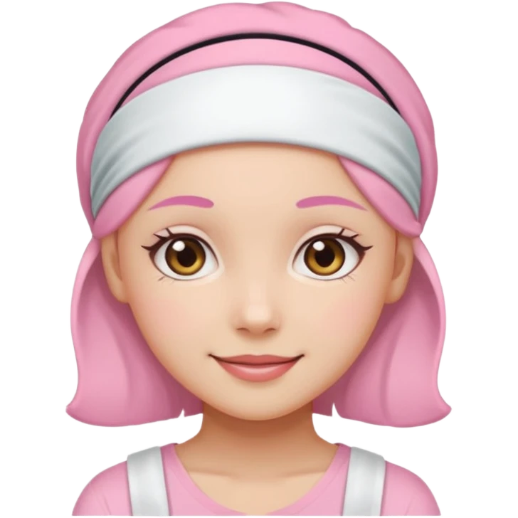 Pink aesthetic sticker for clean girl emoji