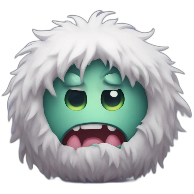 tired monster emoji