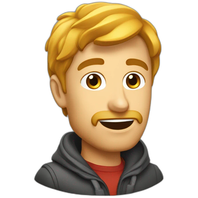 gerad depardieux enervé qui bois de la lave emoji