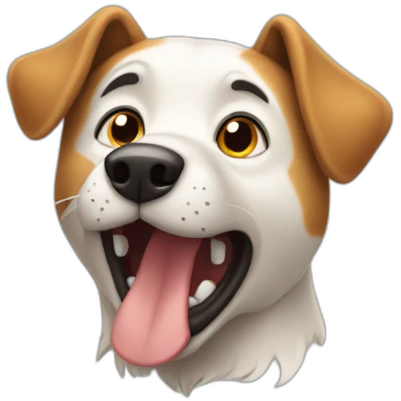 barking dog emoji