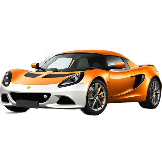 Lotus car orange emoji
