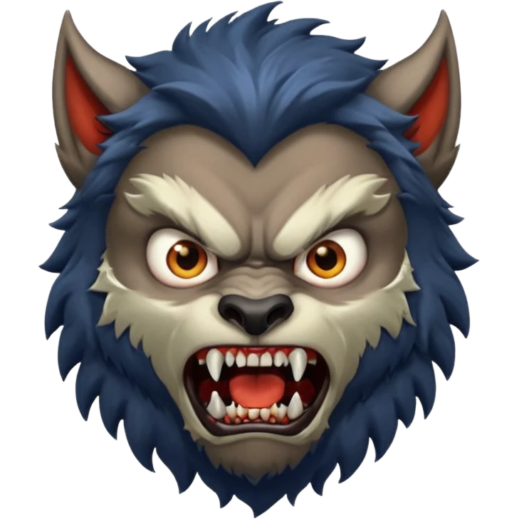 When boy becomes werewolf. emoji