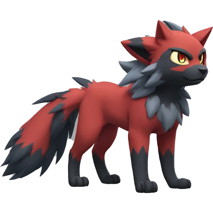 Litten-Zoroark full body emoji