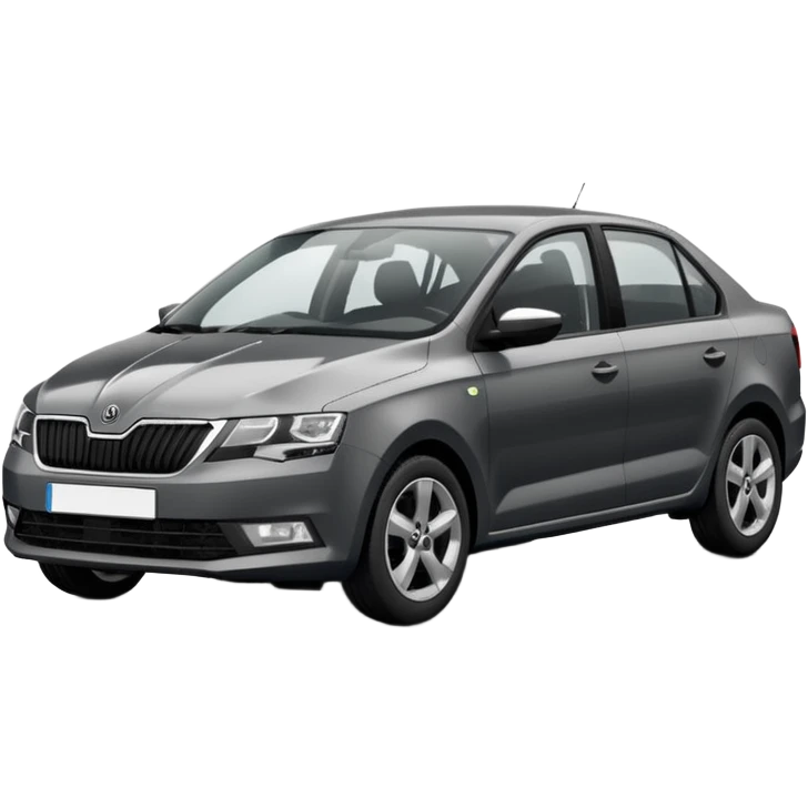 Dark grey Skoda Rapid emoji