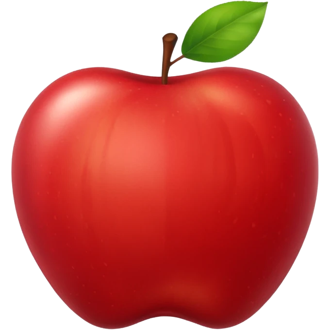 A for apple  emoji