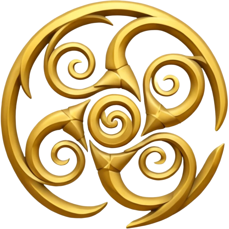 Triskelion faça um emoji desse símbolo  emoji