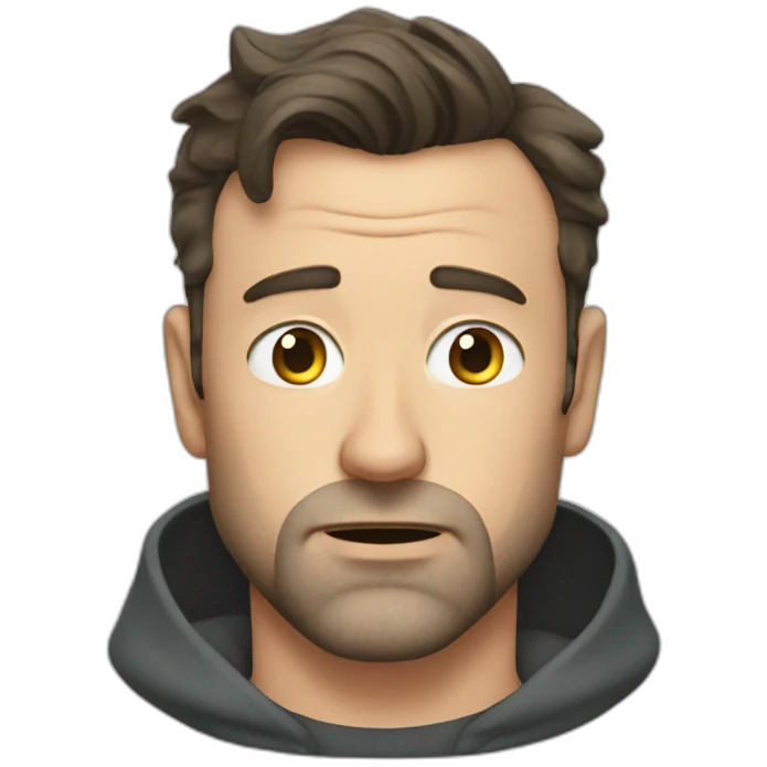 ben affleck tears streaming down his face emoji