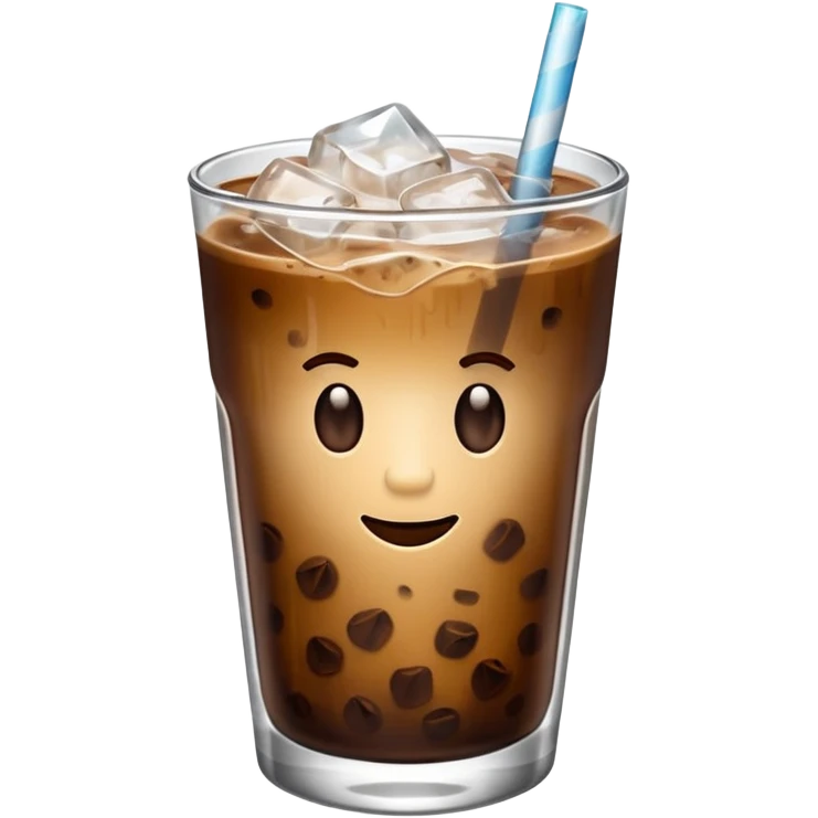 Iced coffee emoji