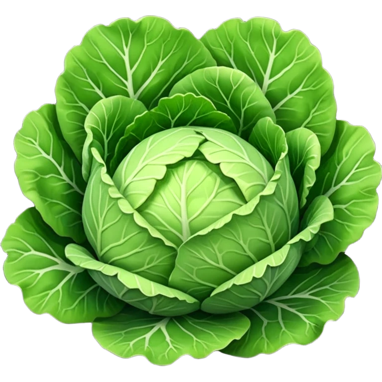green cabbage  emoji