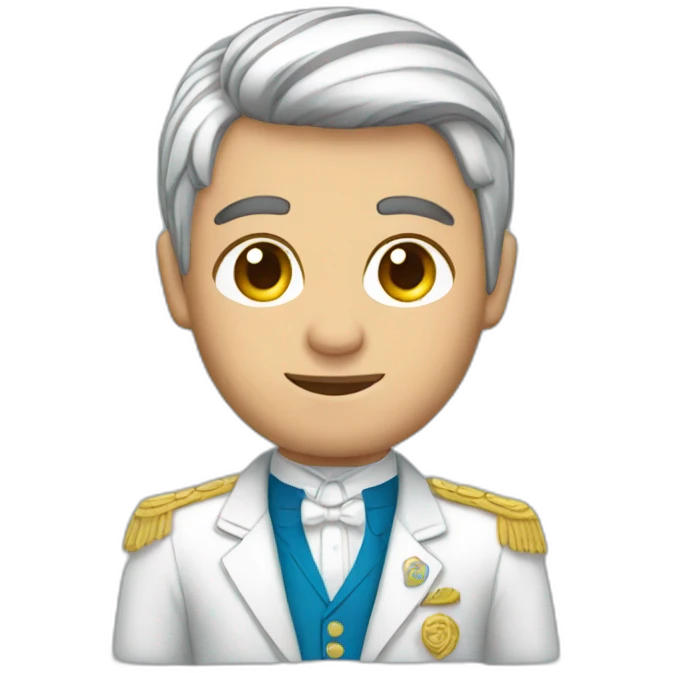 Argentinian in national suit  emoji