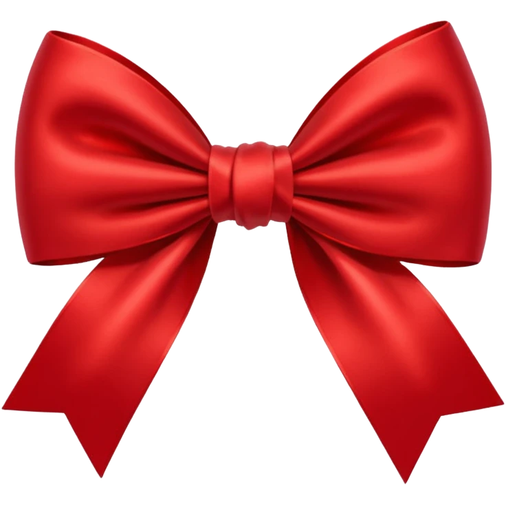 Red bow emoji