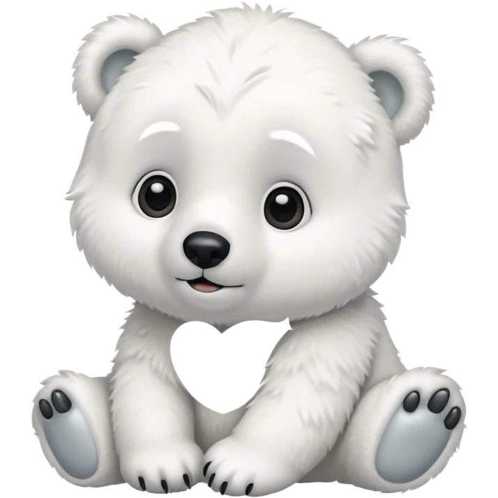 a baby polar bear



















 emoji