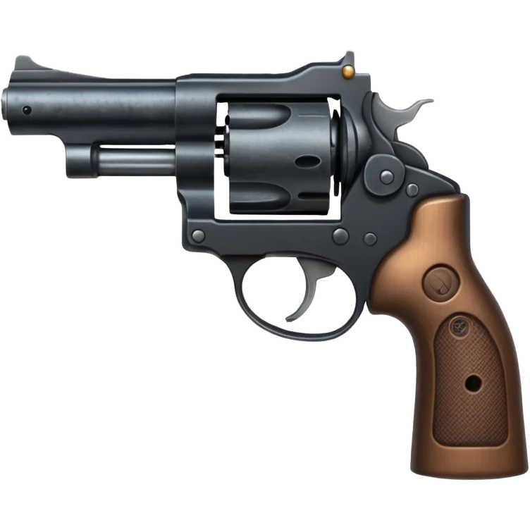 revolver with short barrel emoji
