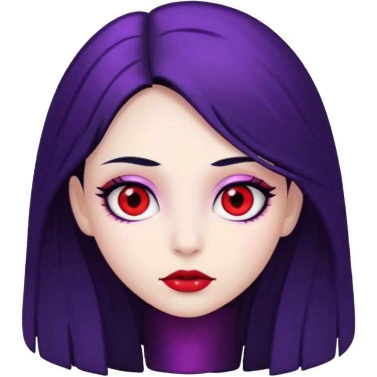 Démon fille violet emoji