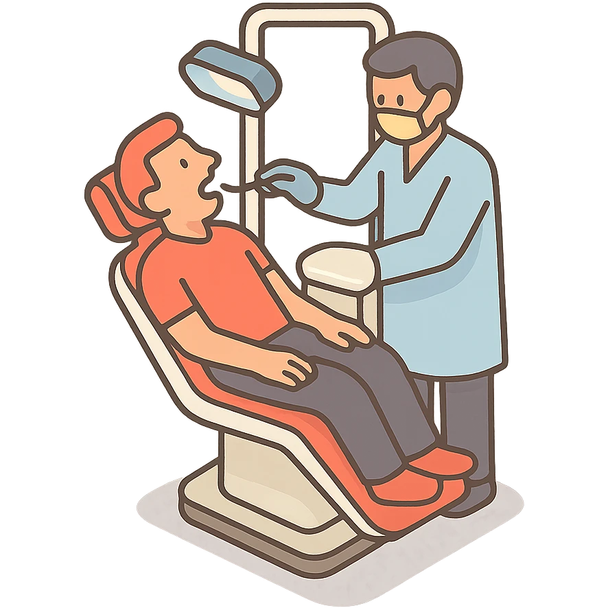 The guy at the dentist's office emoji