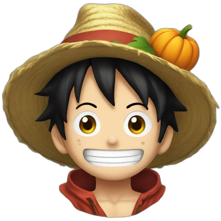 Luffy halloween emoji