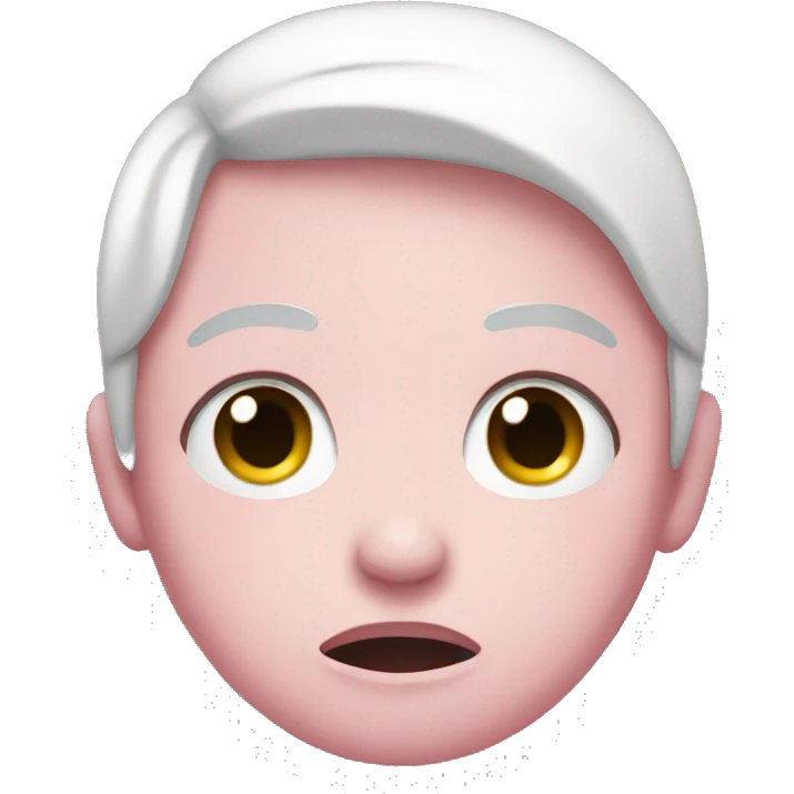 pink and white crying emoji