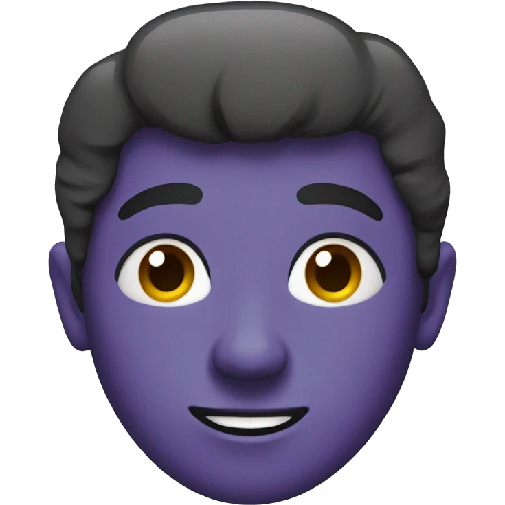 purple head emoji