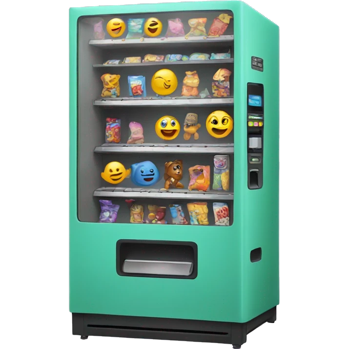 vending machine with toys emoji