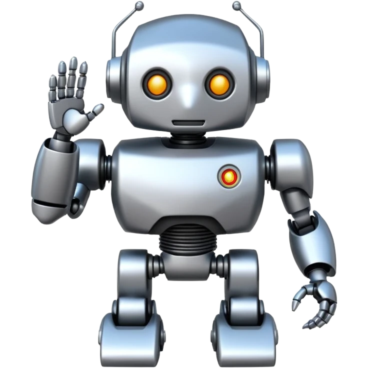 oso robot con detalles futuristas emoji