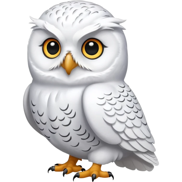 Snowy owl emoji