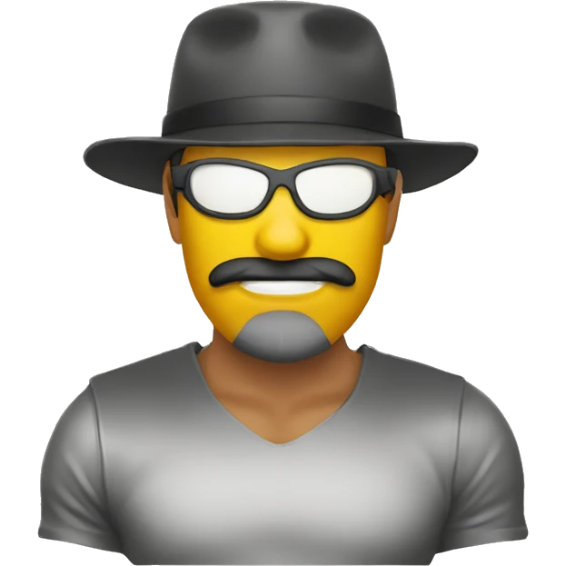 Emoji de un ladrón con su máscara  emoji