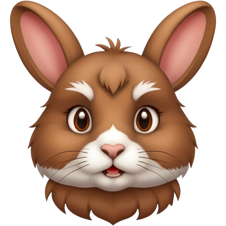 Храбрый кролик трудяга emoji