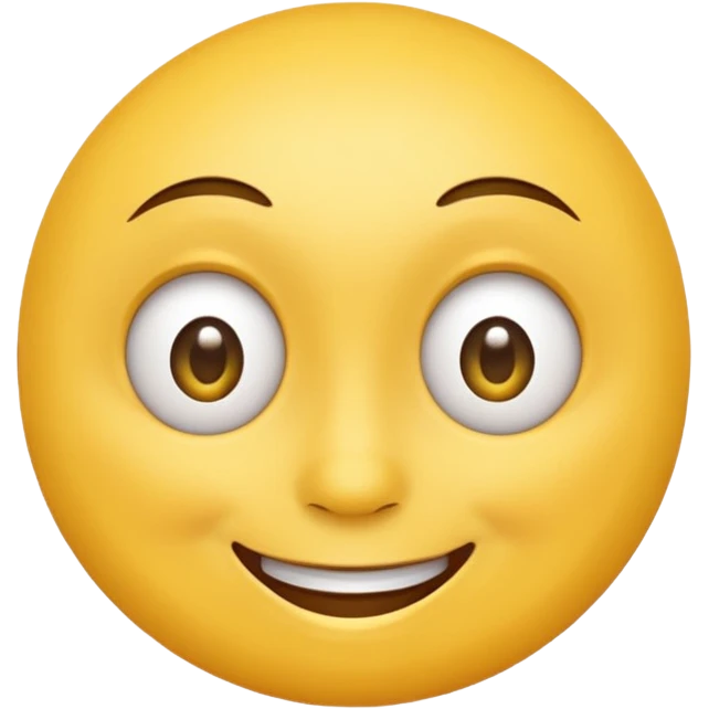 Very Chinese looking smiley face emoji