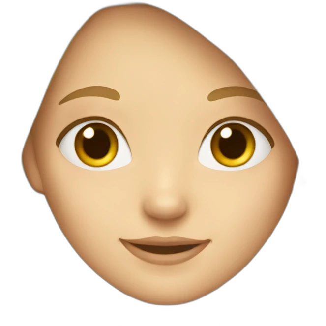 Girls is't blonds hair. emoji