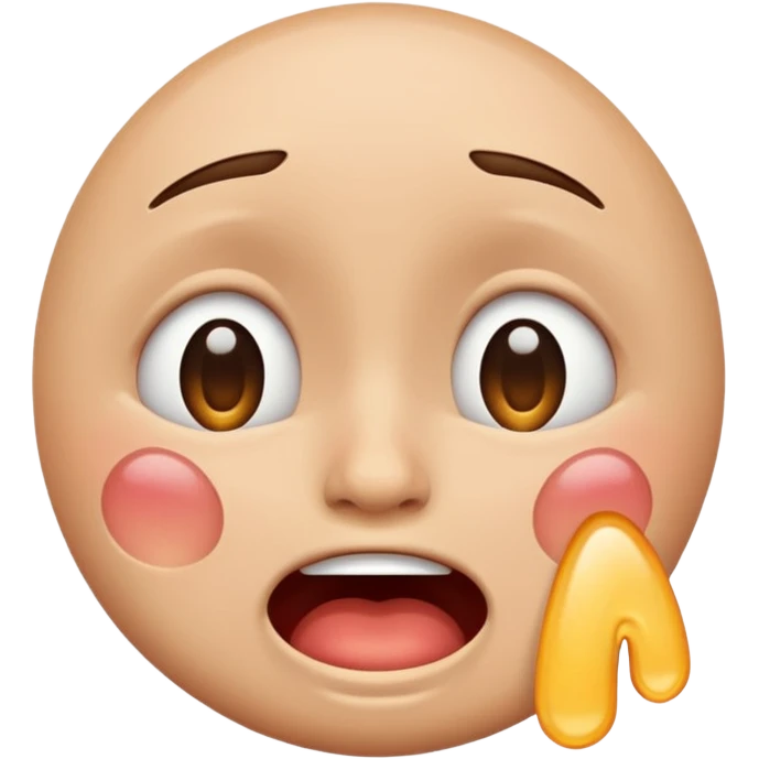 crying laughing face, expressive emoji