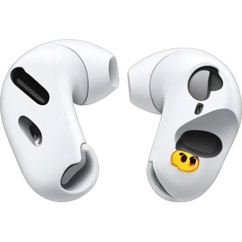 Black airpods max emoji