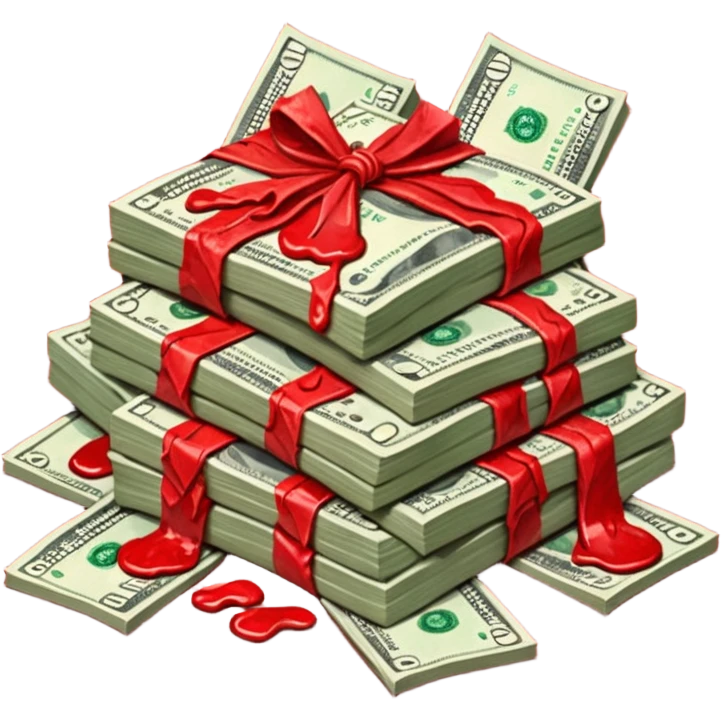 bloody money emoji