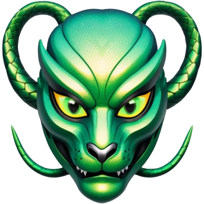glitter green viper valorant mask emoji