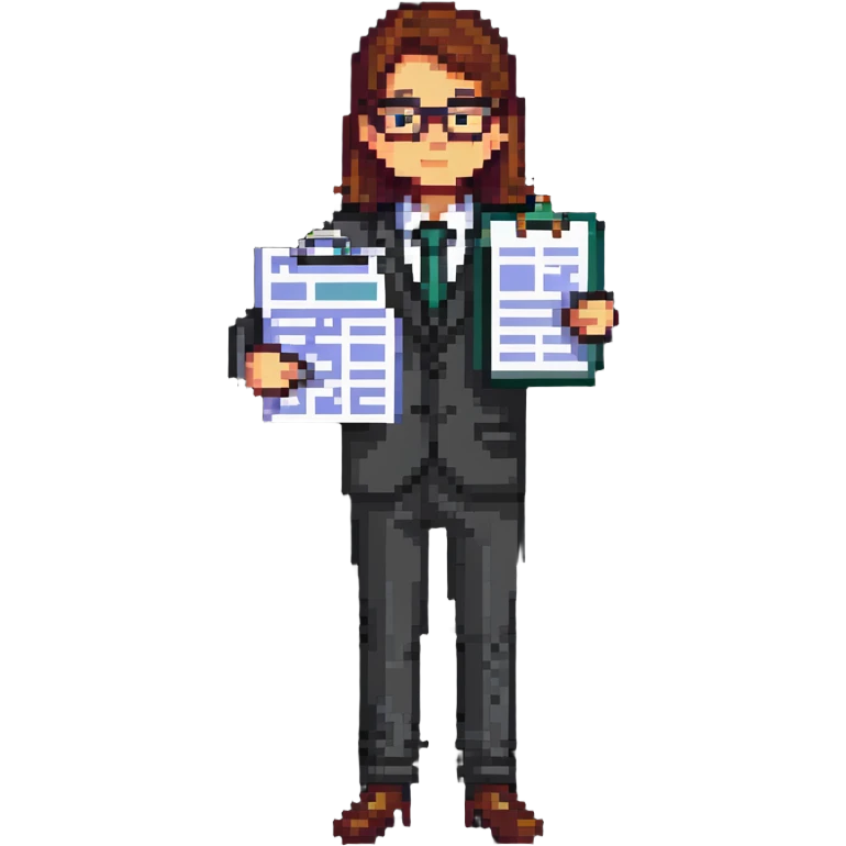 accountant with tax forms emoji