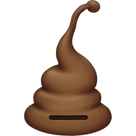 Poop hat emoji